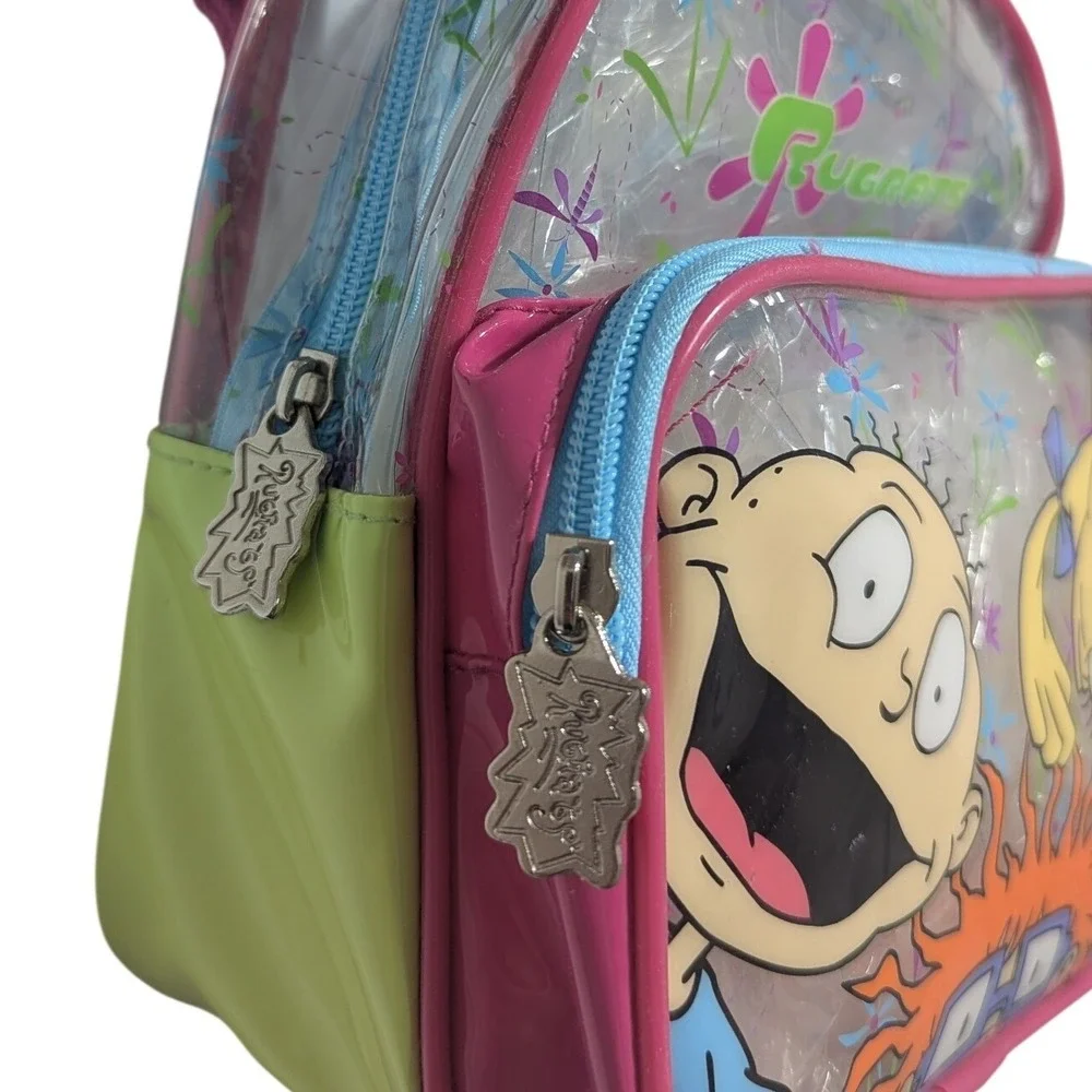 Rugrats Mini Backpack Kids‎ One Size Pink Clear New NWT Vintage 1999 Nickelodeon